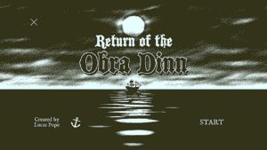 Return of the Obra Dinn～8章　取引　報告書の提出